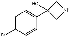 3-(4-溴苯基)氮杂环丁烷-3-醇,1388055-08-0,结构式