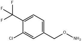 O-{[3-chloro-4-(trifluoromethyl)phenyl]methyl}hydroxylamine 结构式