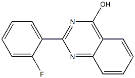 4-Hydroxy-2-(2-fluorophenyl)quinazoline Structure