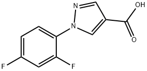 1-(2,4-difluorophenyl)-1H-pyrazole-4-carboxylic acid|1-(2,4-二氟苯基)-1H-吡唑-4-羧酸