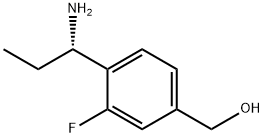 (S)-(4-(1-aminopropyl)-3-fluorophenyl)methanol,1389344-12-0,结构式
