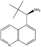 (1R)-2,2-DIMETHYL-1-(5-QUINOLYL)PROPYLAMINE Structure