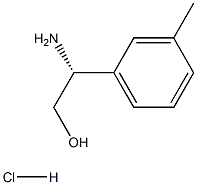 (2R)-2-AMINO-2-(3-METHYLPHENYL)ETHAN-1-OL HCL Structure