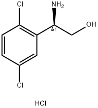 (2R)-2-AMINO-2-(2,5-DICHLOROPHENYL)ETHAN-1-OL HYDROCHLORIDE Struktur