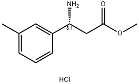 METHYL (3R)-3-AMINO-3-(3-METHYLPHENYL)PROPANOATE HYDROCHLORIDE Structure