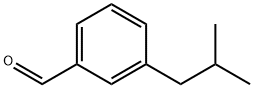 Benzaldehyde, 3-(2-methylpropyl)- Struktur