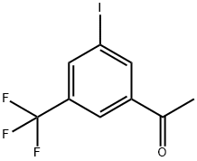 1-(3-Iodo-5-trifluoromethyl-phenyl)-ethanone Structure