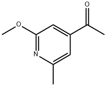 1-(2-methoxy-6-methylpyridin-4-yl)ethan-1-one,1393572-96-7,结构式