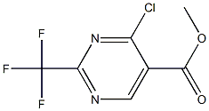 methyl 4-chloro-2-(trifluoromethyl)pyrimidine-5-carboxylate Structure