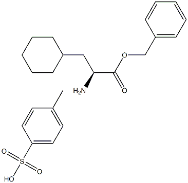 Beta-Cyclohexyl-L-Alanine Benzyl Ester-Para- Toluenesulfonate Struktur