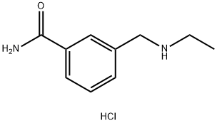 3-[(ethylamino)methyl]benzamide hydrochloride 化学構造式