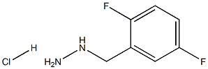 [(2,5-difluorophenyl)methyl]hydrazine hydrochloride Structure