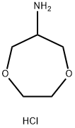 1,4-dioxepan-6-amine hydrochloride Structure