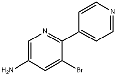 3-Amino-5-bromo-6-(4-pyridyl)pyridine|