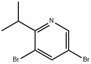 3,5-Dibromo-6-(iso-propyl)pyridine Struktur