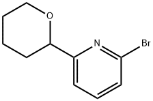 2-bromo-6-(tetrahydro-2H-pyran-2-yl)pyridine Structure