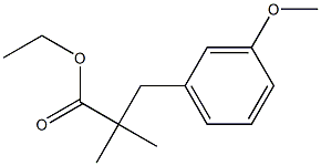 ethyl 3-(3-methoxyphenyl)-2,2-dimethylpropanoate, 1401437-09-9, 结构式