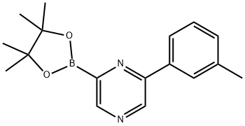 6-(3-Tolyl)pyrazine-2-boronic acid pinacol ester Structure