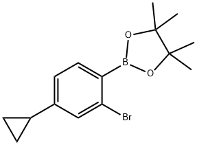 1402227-94-4 2-(2-bromo-4-cyclopropylphenyl)-4,4,5,5-tetramethyl-1,3,2-dioxaborolane