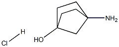 4-aminobicyclo[2.2.1]heptan-1-ol hydrochloride 化学構造式