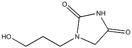 1-(3-羟丙基)咪唑烷-2,4-二酮, 1406725-09-4, 结构式