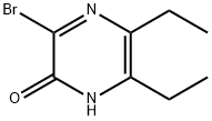 3-bromo-5,6-diethyl-1,2-dihydropyrazin-2-one Structure