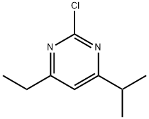 2-chloro-4-ethyl-6-(iso-propyl)pyrimidine Structure