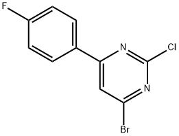 2-Chloro-4-bromo-6-(4-fluorophenyl)pyrimidine|