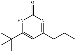 2-hydroxy-4-(n-propyl)-6-(tert-butyl)pyrimidine Struktur