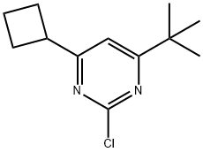 2-chloro-4-(cyclobutyl)-6-(tert-butyl)pyrimidine|