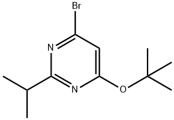 4-Bromo-2-(iso-propyl)-6-(tert-butoxy)pyrimidine Structure