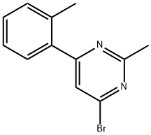 4-bromo-2-methyl-6-(2-tolyl)pyrimidine Structure