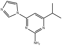 2-Amino-4-(1H-imidazol-1-yl)-6-(iso-propyl)pyrimidine Structure