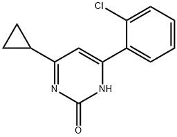 2-hydroxy-4-(2-chlorophenyl)-6-cyclopropylpyrimidine|