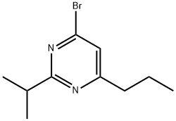 4-bromo-2-(propan-2-yl)-6-(n-propyl)pyrimidine Structure