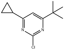 2-chloro-4-(cyclopropyl)-6-(tert-butyl)pyrimidine,1412957-49-3,结构式