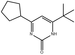 2-hydroxy-4-(cyclopentyl)-6-(tert-butyl)pyrimidine Structure