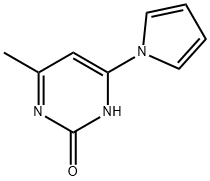 2-Hydroxy-4-(1H-pyrrol-1-yl)-6-methylpyrimidine Struktur