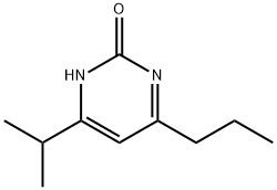 2-Hydroxy-4-(n-propyl)-6-(iso-propyl)pyrimidine 化学構造式