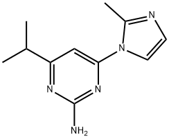 2-Amino-4-(1H-2-methylimidazol-1-yl)-6-(iso-propyl)pyrimidine Structure