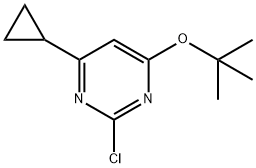 2-chloro-4-(tert-butoxy)-6-cyclopropylpyrimidine|