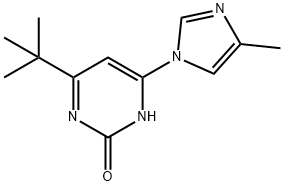 2-hydroxy-4-(1H-4-methylimidazol-1-yl)-6-(tert-butyl)pyrimidine,1412961-06-8,结构式