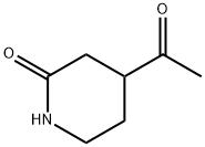 2-Piperidinone, 4-acetyl- 结构式