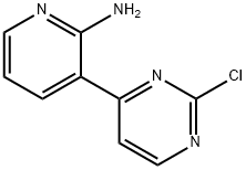 2-Amino-3-(2-chloropyrimidin-4-yl)pyridine Structure