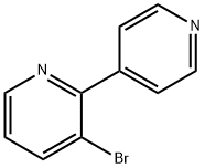 3-Bromo-2,4'-bipyridine 化学構造式