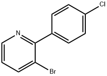 3-Bromo-2-(4-chlorophenyl)pyridine 结构式