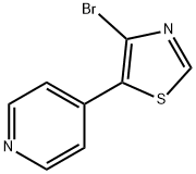 4-Bromo-5-(4-pyridyl)thiazole 结构式