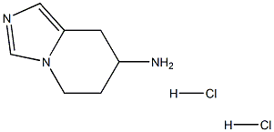 5H,6H,7H,8H-imidazo[1,5-a]pyridin-7-amine dihydrochloride Struktur
