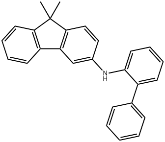 9H-Fluoren-3-amine, N-[1,1'-biphenyl]-2-yl-9,9-dimethyl- Struktur