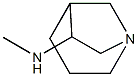 N-methyl-1-azabicyclo[3.2.1]octan-6-amine Struktur